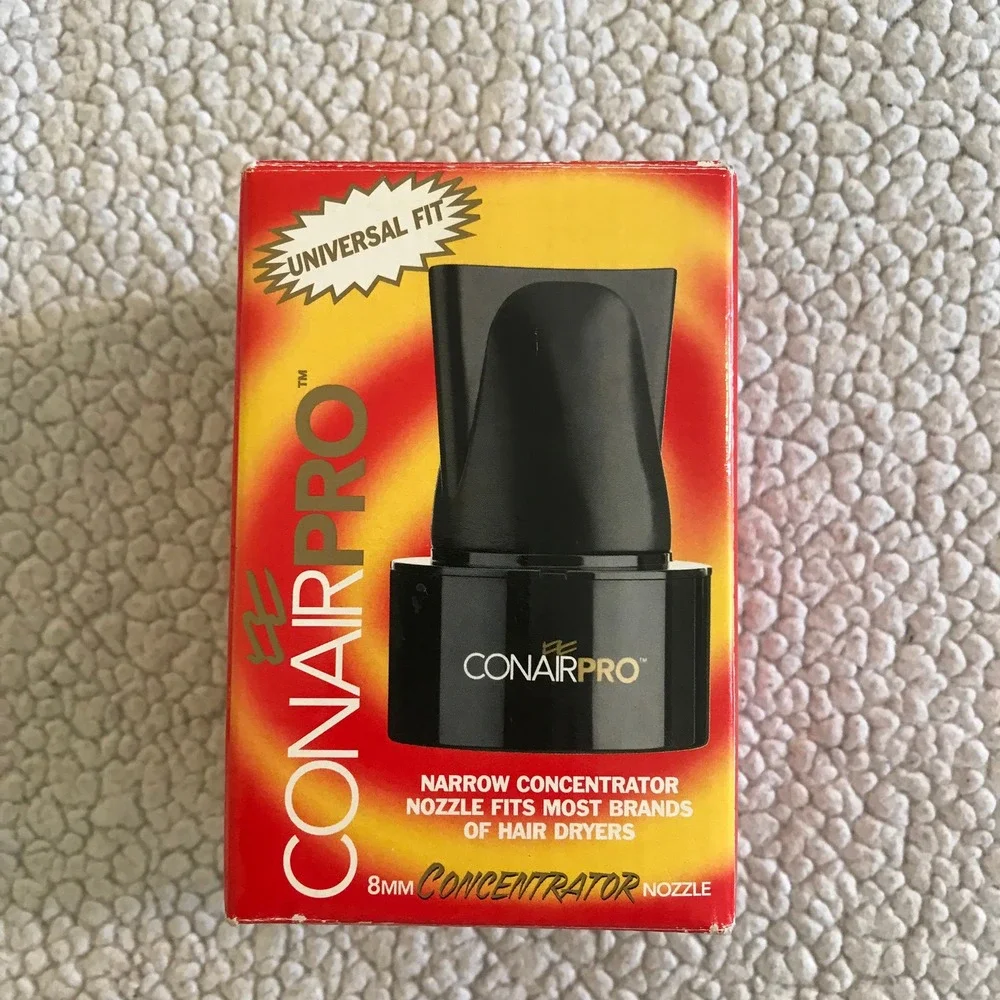 ConairPro Professional 8mm Narrow Concentrator Nozzle Universal Fit CPCN1 Black